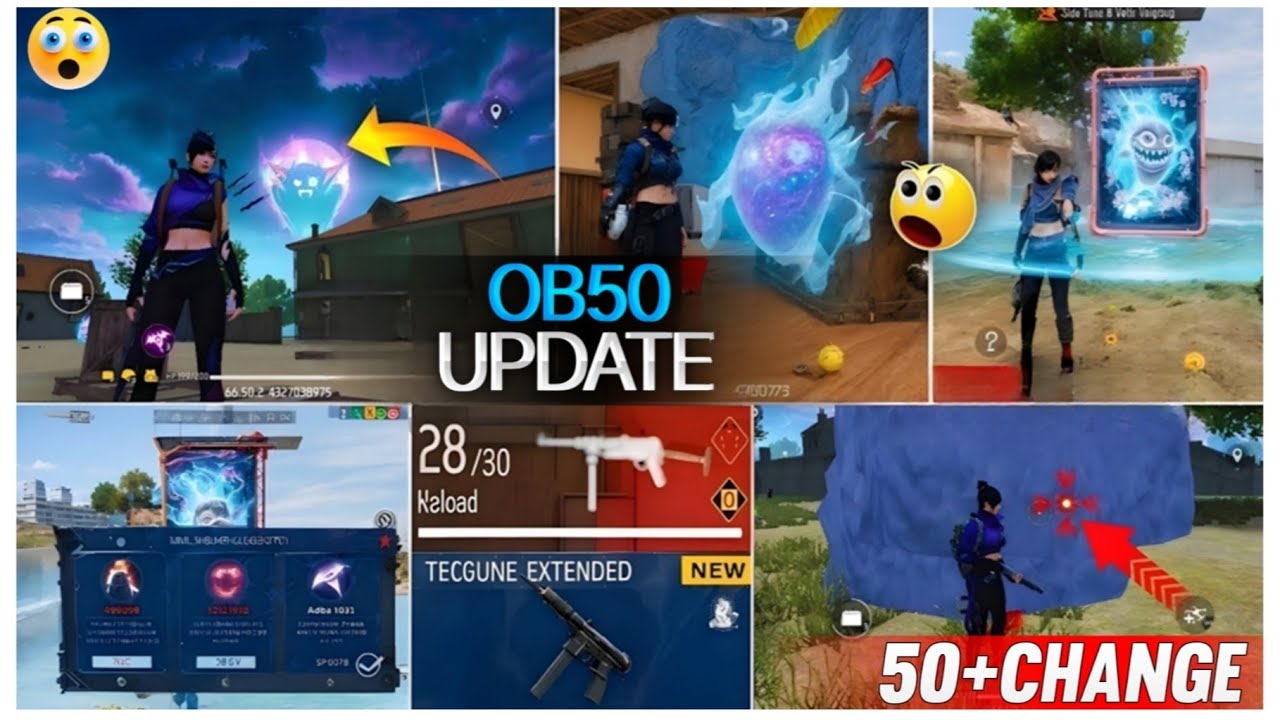 🔥OB50 Advance Server Updates🥵| OB50 All Changes & Update | Rin ...