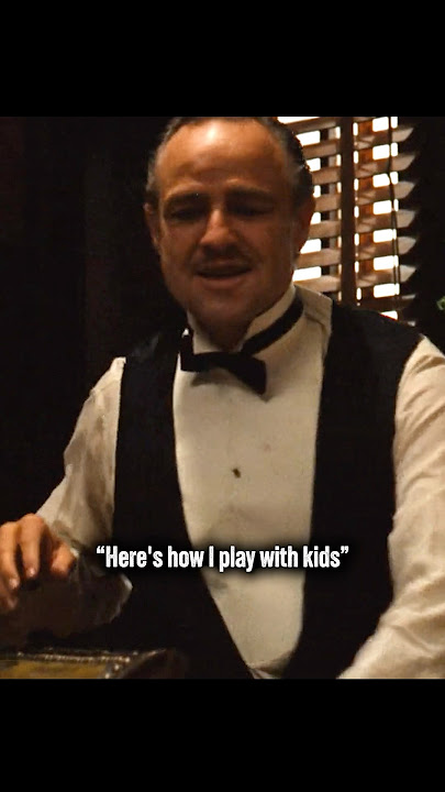 Marlon Brando improvised Don Corleone’s final scene in The Godfather