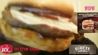 Jack in the box" new ribeye burgers" review!!!!