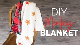How to Make a Minky Christmas Blanket