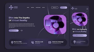Create a Responsive Virtual Reality Website with HTML, CSS & JavaScript – Easy Tutorial