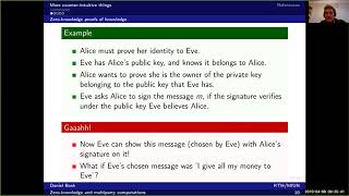 Zero-knowledge and multiparty computation
