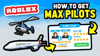 How To Get MAX PILOTS in Cabin Crew Simulator (Roblox) screenshot 4