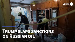 Trump slaps sanctions on Russian oil as more deadly strikes on Ukraine | AFP
