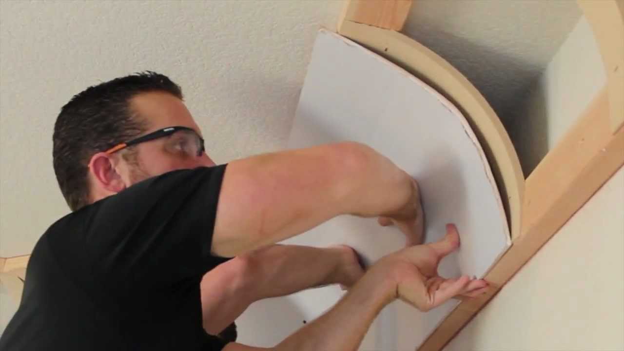 Universal Cove Ceiling Kit How To Install And Drywall Youtube