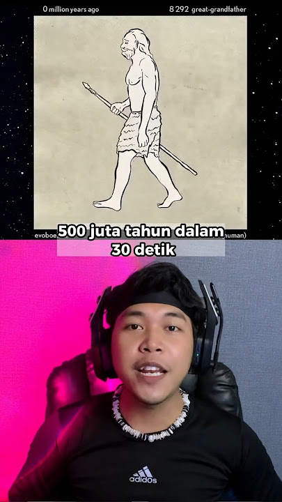 Penampakan 500 JUTA Tahun Yang Lalu Dalam 30 DETIK 😱 #shorts