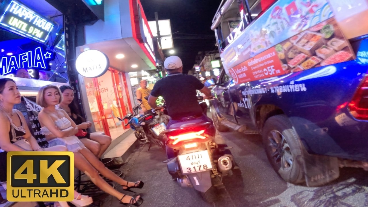 Soi Buakhao & Chaiyapoon Night Drive 4K 🇹🇭 | Pattaya Thailand Street Nightlife