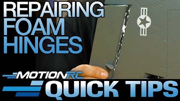 Repairing Foam Hinge Options | Quick Tip | Motion RC