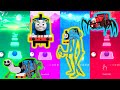 Spider thomas vs Evil thomas vs Thomas the tank vs Choo choo train coffin dance tiles hop edm rush