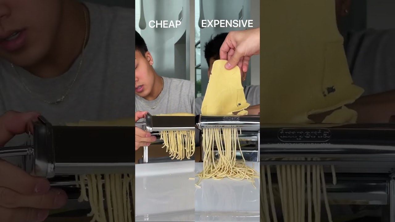 Cheap Vs Expensive Pasta Maker! YouTube