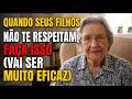 Quando Seus Filhos Não Te Respeitam E Te Ignoram, Não Fique Bravo. Faça Isso (É Muito Eficaz)