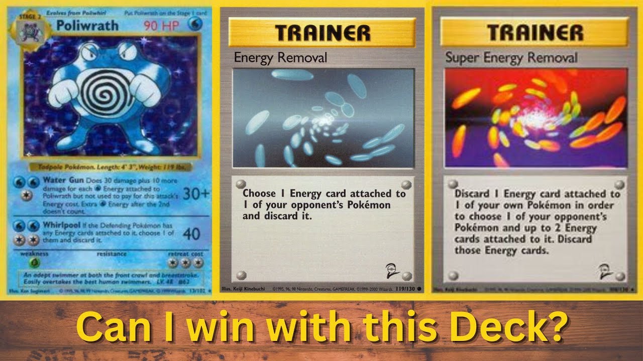 energy removal pokemon card Vintage Trainers An individual card from the Pokmon trading and collectible card game (TCG/CCG) Energy Removal - 92/102 -