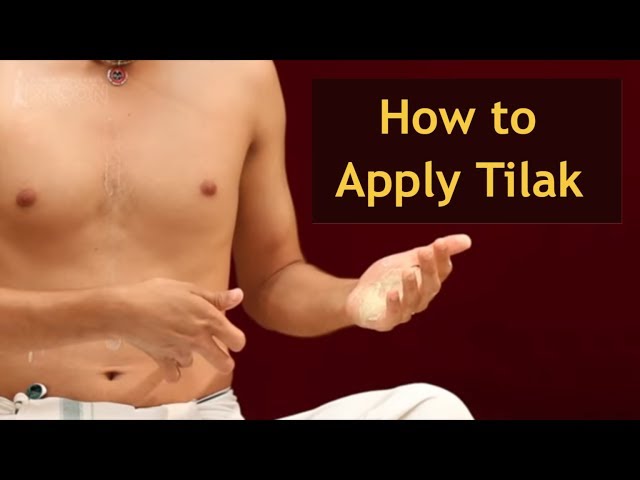 How to apply tilak class=