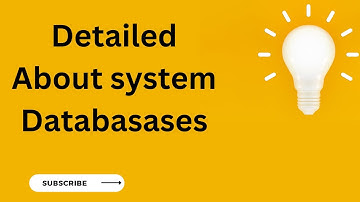 "SQL Server System Databases: An Overview"