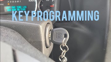 key programming for Chevys (30 minute key relearn process) 1 minute relearn process with a master