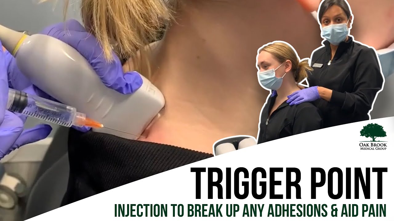 Trigger Point Injection to Break Up Any Adhesions & Aid Pain Relief