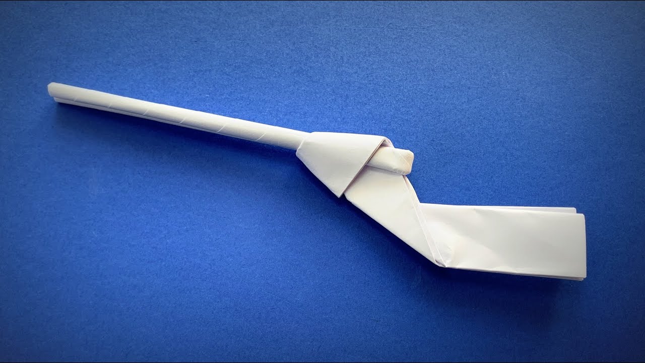 Wie erstelle ich eine Papierpistole Origami Pistole sehr einfach