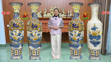 TUYỆT PHẨM TOP 3 Mẫu Lộc Bình PHÚC ĐỨC Đắp Nổi Gốm Quỳnh Gia Bán Chạy Nhất Tạo PHÚC CHO GIA TỘC