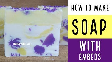 Lemon Lavender Soap/ How To Make Soap with Recipe
