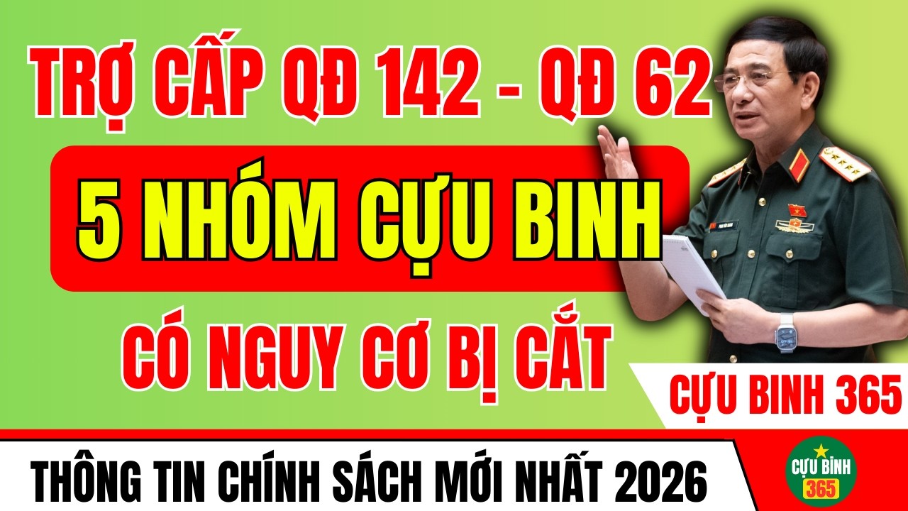 5 NHÓM CCB CÓ NGUY CƠ BỊ TẠM DỪNG TRỢ CẤP 142-62 TRONG ĐỢT TỔNG RÀ SOÁT NĂM 2026