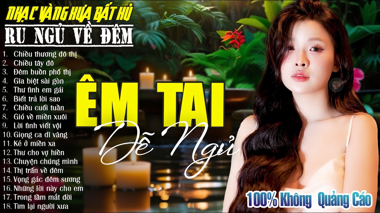 NGHE 15 PHÚT LÀ NGỦ ✨ Lk Nhạc Vàng Xưa Ngọt Ngào Say Đắm Cả Xóm Phê | Nhạc Bolero Dễ Nghe Dễ Ngủ