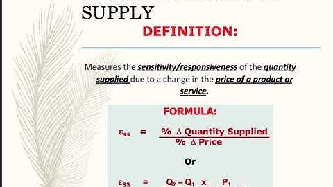 Income Elasticity of Demand and Price Elasticity of Supply Part 3/3