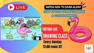 How to Draw a FLAMINGO | Easy Step-by-Step Drawing for Kids #drawing #drawingtutorial