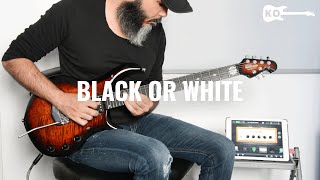 PDF Sample Michael Jackson - Black or White - Electric guitar tab & chords by Kfir Ochaion.