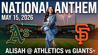   National Anthem Performance By Alisah Bonaobra  Athletics Vs Sf Giants