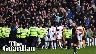 Crowd trouble halts West Brom v Wolves FA Cup derby image