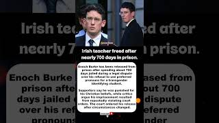 Enoch Burke was released after nearly 700 days imprisoned. ✝️🙏🏾 #shorts