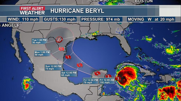 Hurricane Beryl live tracker: Track models, projected path and satellite images