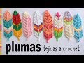 Plumas reversibles a crochet - English subtitles: Crochet reversible feathers / Tejiendo Perú