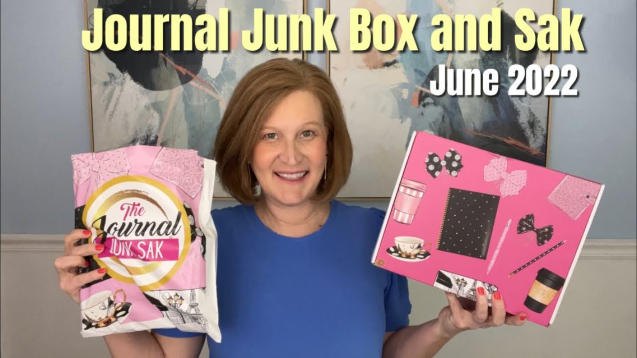 Journal Junk Box and Sak | June 2022 | So Aesthetically Pleasing