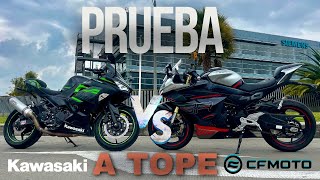 Kawasaki Ninja 400 vs Cf Moto Sr450 Prueba a tope