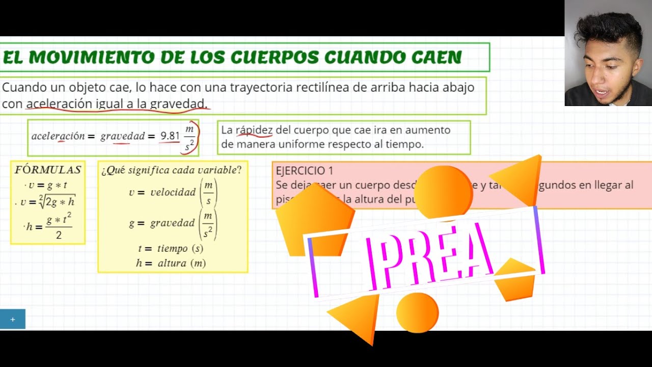 El movimiento de los cuerpos cuando caen - YouTube