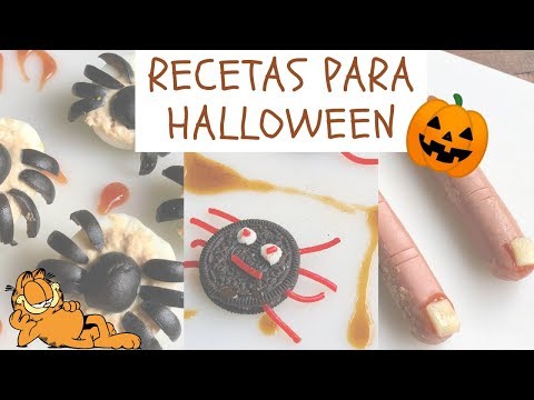 Recetas para HALLOWEEN Dulces NOCHE de BRUJAS