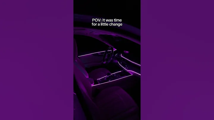 Easy to install in any car 😎 GlowRide RGBIC Lights for the win 🏆