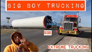 HEAVY HAUL#63 BIG BOY TRUCKING.. SO CLOSE ON THE BELLY, WACTH NATE SELF STEER TRAILER