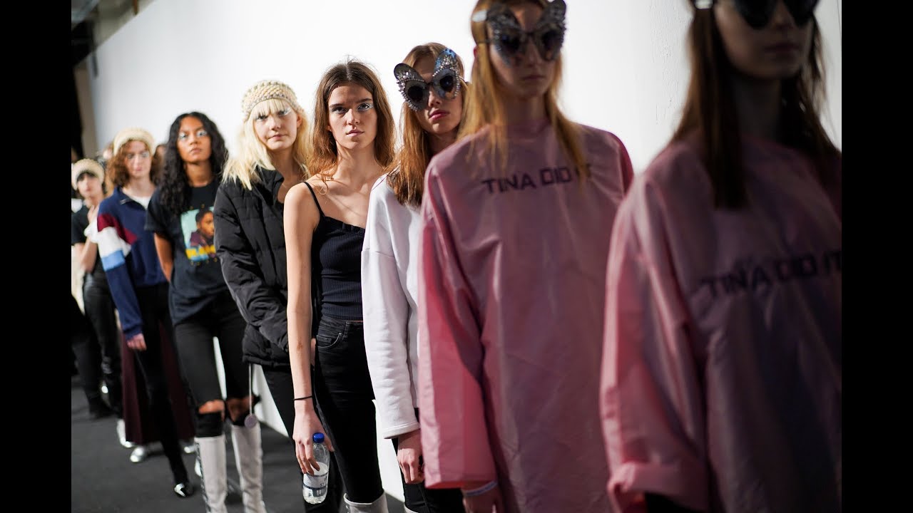 London Fashion Week faces Brexit reality newspaper mockup