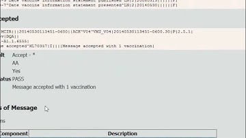 IIS HL7 Tester Training - Running Tests