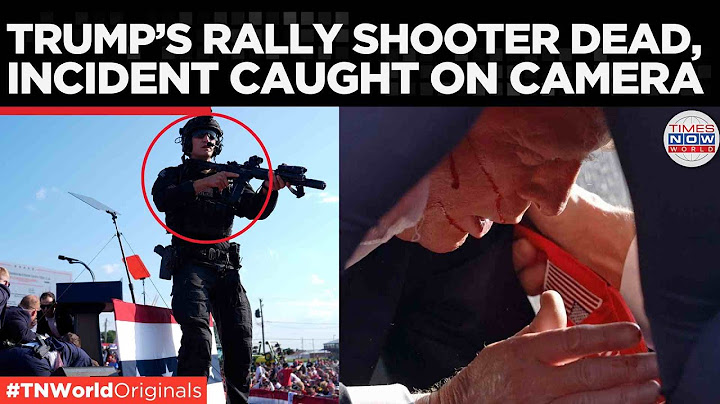 Trump Safe After Shooting Leaves Gunman and Attendee Dead - Caught on Camera | Times Now World