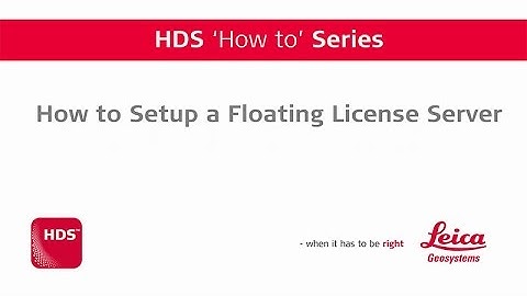 Client Licence Manager: How to setup a Floating Licence Server