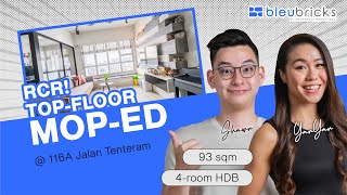 Singapore HDB | 4-Room Corner HDB |Home Tour| $830,000 | 116A Jalan Tenteram | bleubricks By PLB