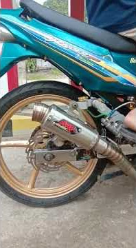 cek sound knalpot satria Fu road race underbone by Ara racing exhaust original