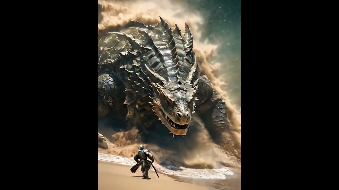 👑King comeback with Dragon art (Text to Video)