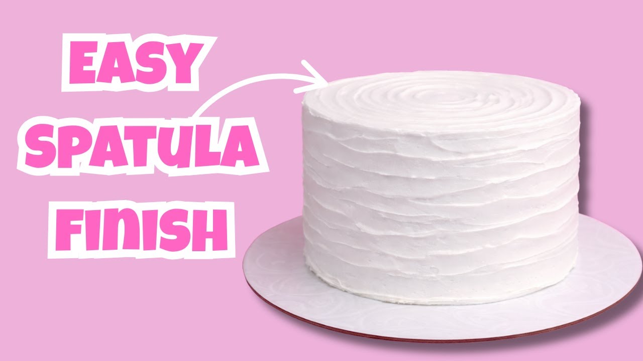 Professional Cake Decorating Tip for Effortless spatula effect, using ONE essential cake tool!