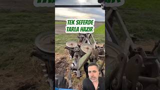 Tarlayı Tek Seferde Işleyen Tarım Aleti Değil