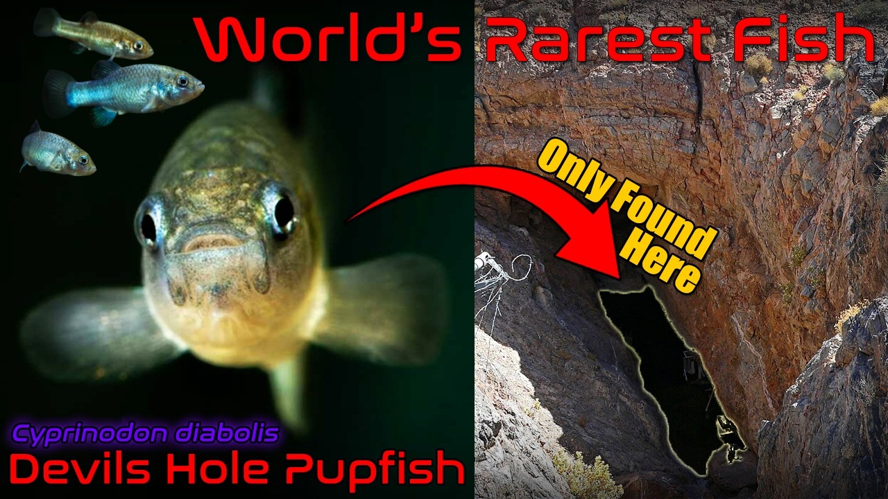 The Most Rarest Fish The Devils Hole Pupfish | The World's Rarest Fish - YouTube