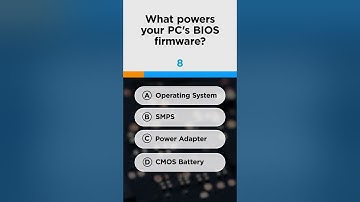 CMOS Battery Quiz - Answer In One Minute!! | One Minute Quiz Questions | #Shorts | Simplilearn
